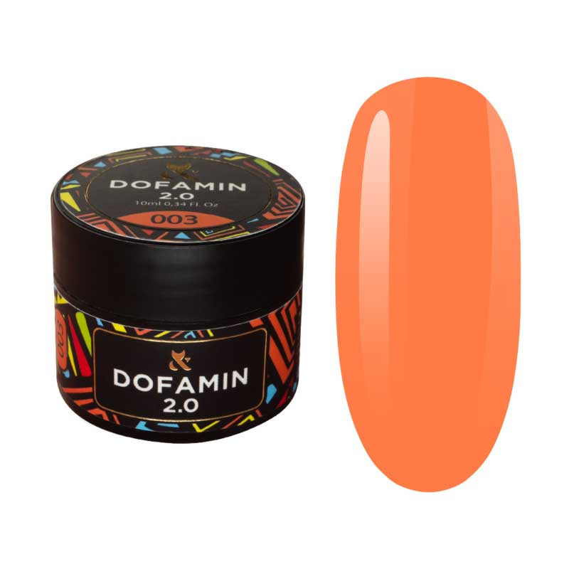 Värviline alusgeel küüntele Dofamin F.O.X, 003 - 10 ml