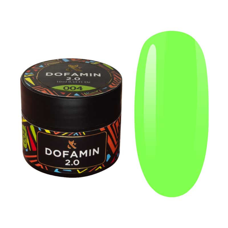 Värviline alusgeel küüntele Dofamin F.O.X, 004 - 10 ml