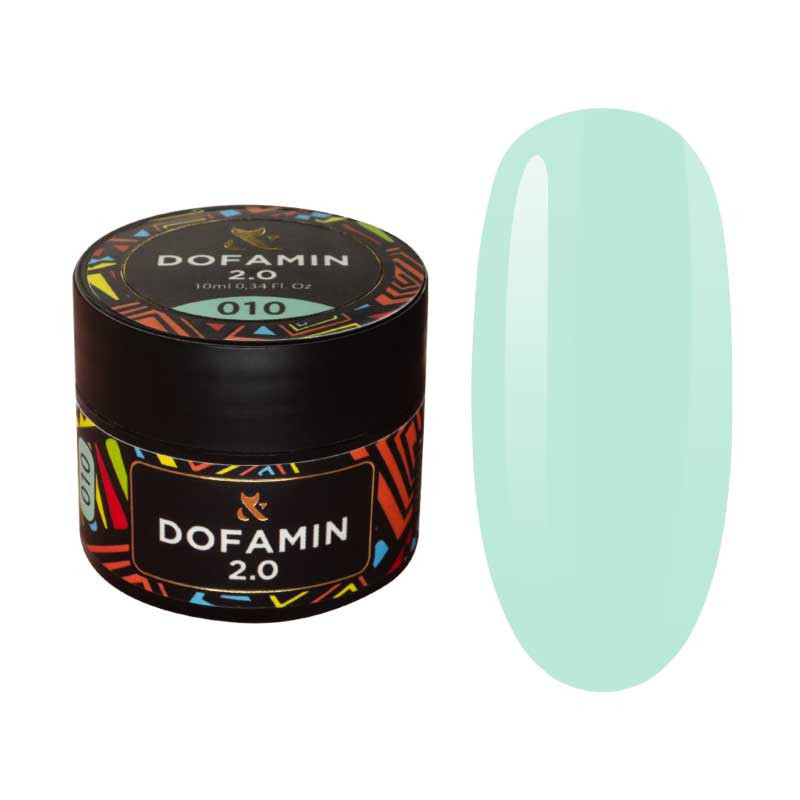 Värviline alusgeel küüntele Dofamin F.O.X, 010 - 10 ml