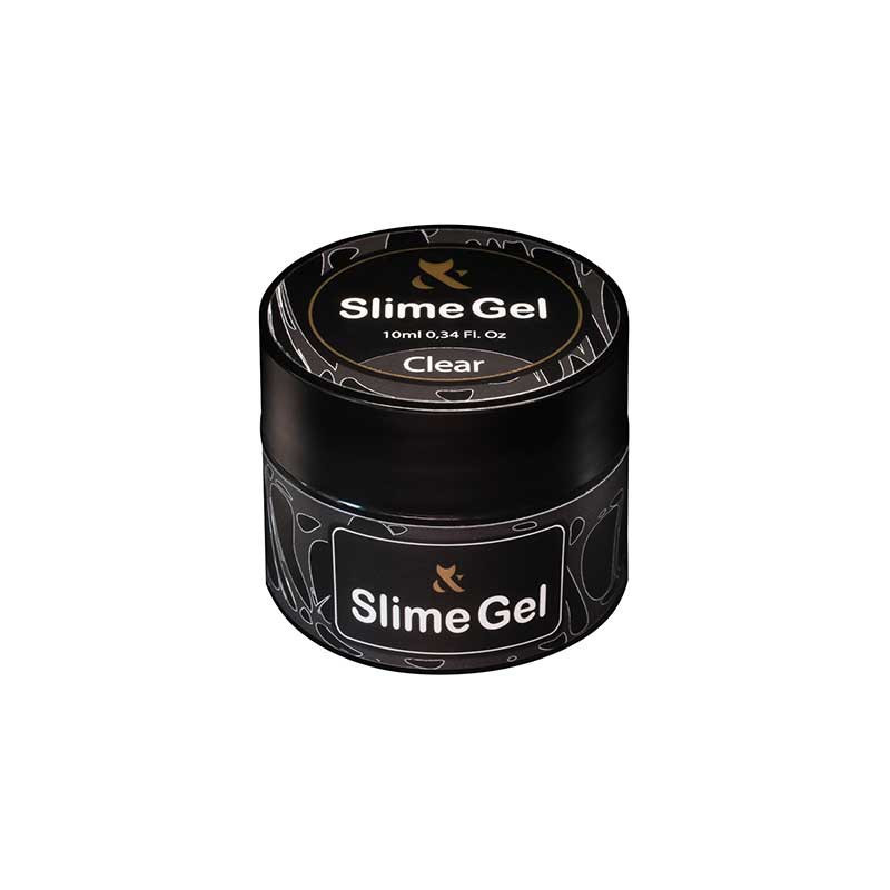 Гель-жвачка для дизайна ногтей F.O.X Slime Gel Clear, 10 ml
