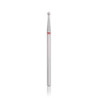 Diamond nail drill bit, “ball”, red, diameter 1,8 mm HEAD