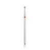 Diamond nail drill bit, “ball”, red, diameter 2,3 mm HEAD