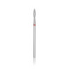Diamond nail drill bit, “flame” , red, diameter 2,1 mm/ working part 8 mm HEAD