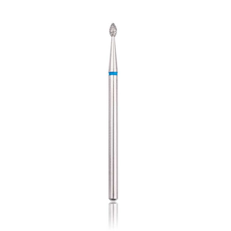 Diamond nail drill bit HEAD, rounded “bud” , blue, head diameter 1,8 mm/ working part 3,5 mm