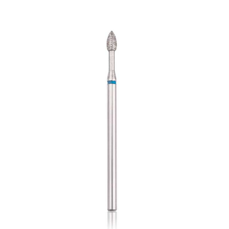 Diamond nail drill bit HEAD, rounded “bud” , blue, head diameter 2,5 mm/ working part 5,0 mm