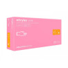 Нитриловые перчатки Nitrylex - розовые - 100 шт. XS