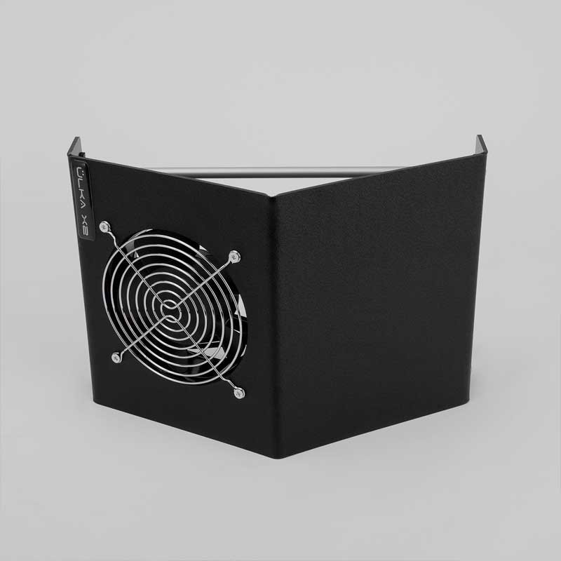 Маникюрная вытяжка ÜLKA X2 (Black) - черная