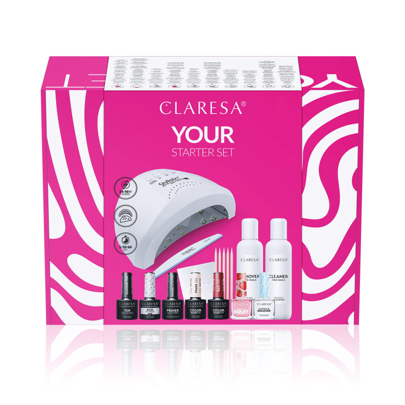 Manicure Starter Set with lamp Claresa - Your set
