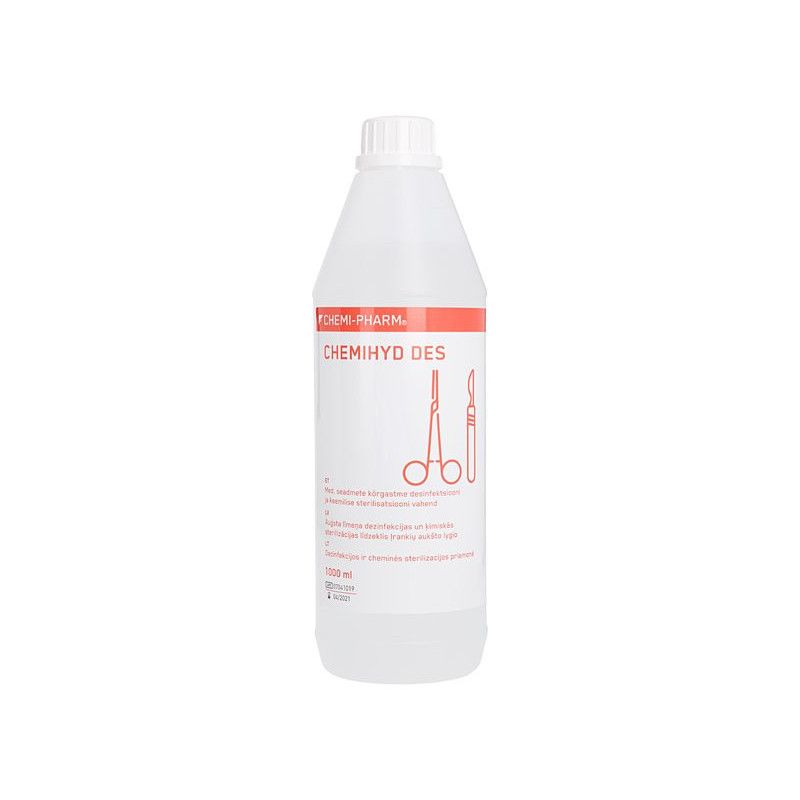 Chemi-Pharm CHEMIHYD Des, 1000 ml (high level disinfection and chemical sterilization)