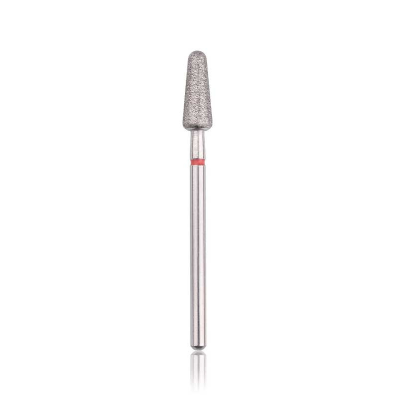 HEAD Diamond nail drill bit, “frustum”, red,diameter 4,5 mm/ working part 12,0 mm