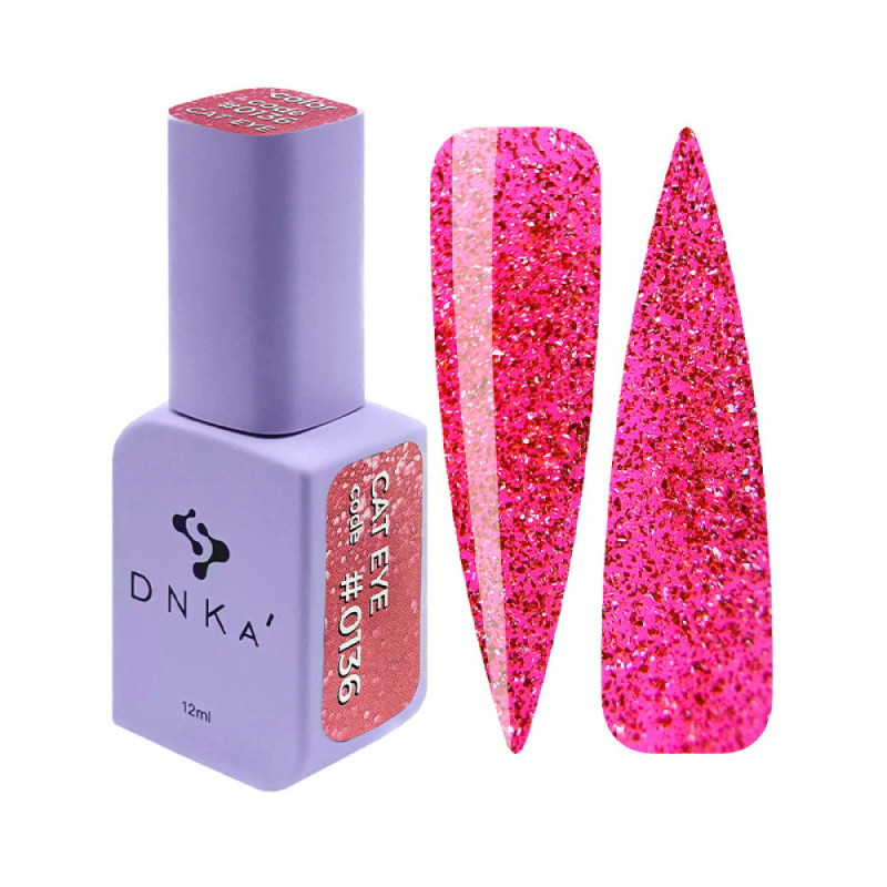 Gel Polish Color DNKa Cat Eye No. 0136 - 12 ml