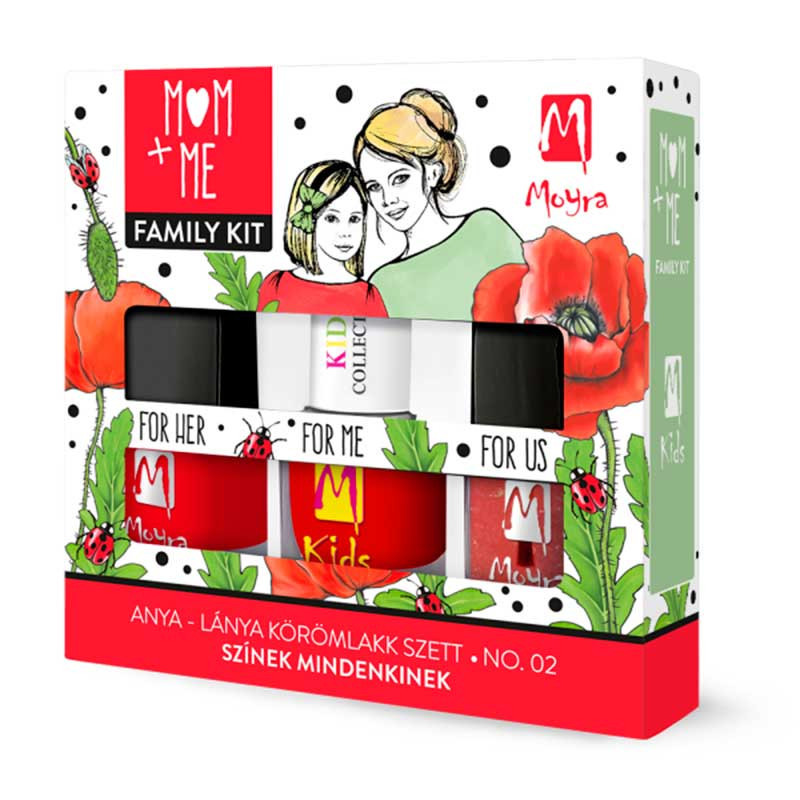 Moyra Kids Princess Mom+Me Collection - 02 - Küünelakikomplekt