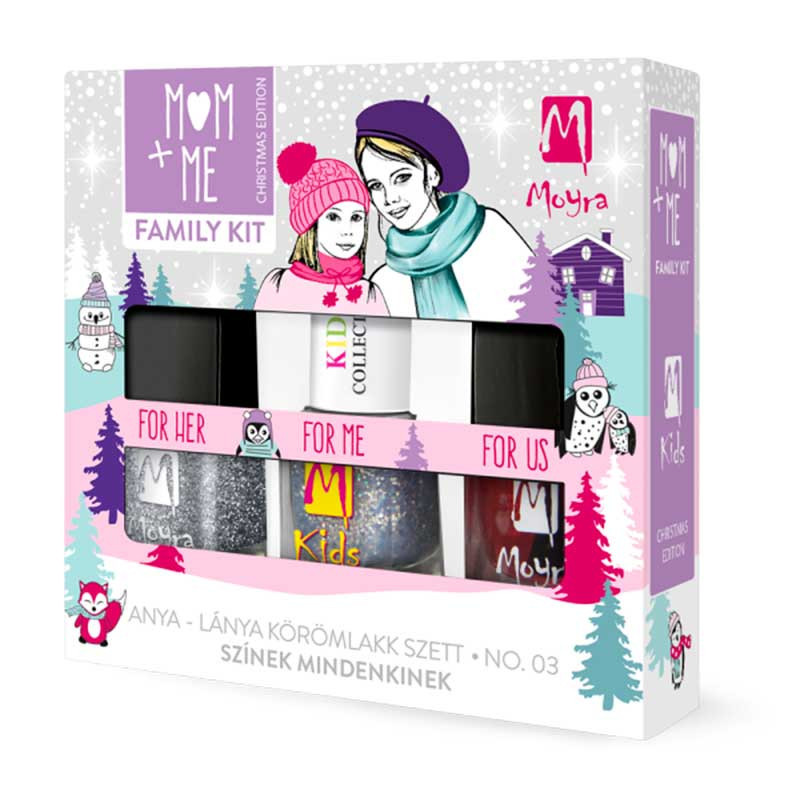 Детский набор лаков для ногтей Moyra Kids Mom+Me Collection - 03