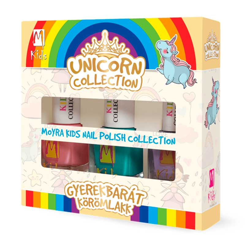 Küünelakikomplekt Moyra Kids Unicorn Collection