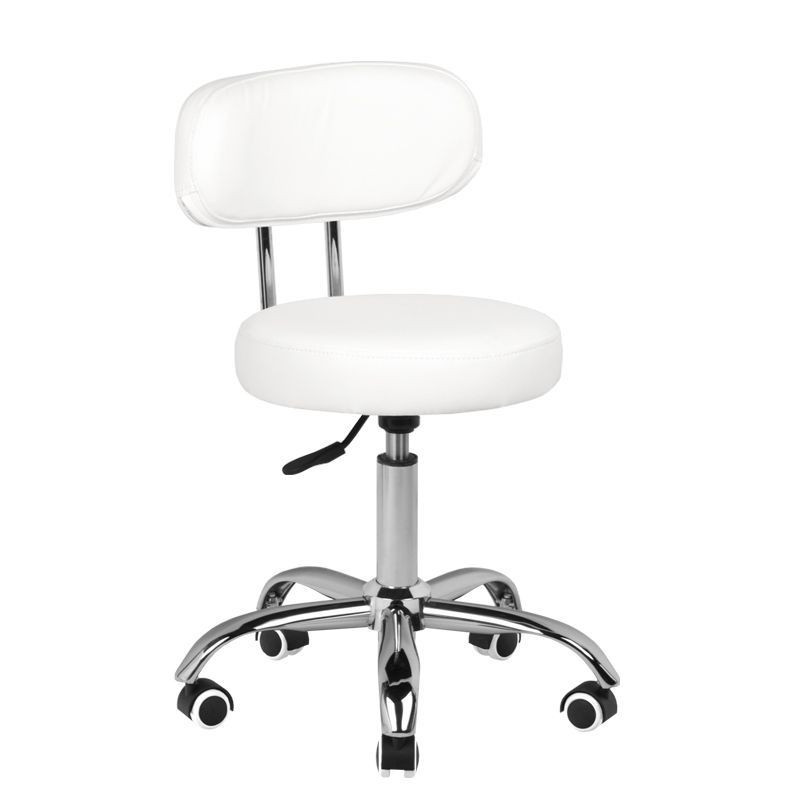 Chair with backrest, white - A-007