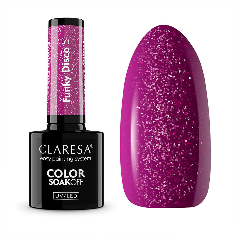 Värviline geellakk Claresa Funky Disco 5 - 5g