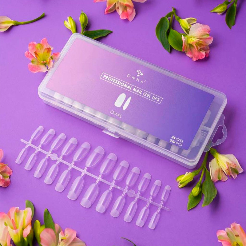 Gel Tips - DNKa Professional Nail Gel Tips Oval - 240 pcs