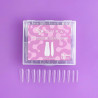 Top forms for building nails - DNKa Top Nail Forms Short Almond - 120 pcs