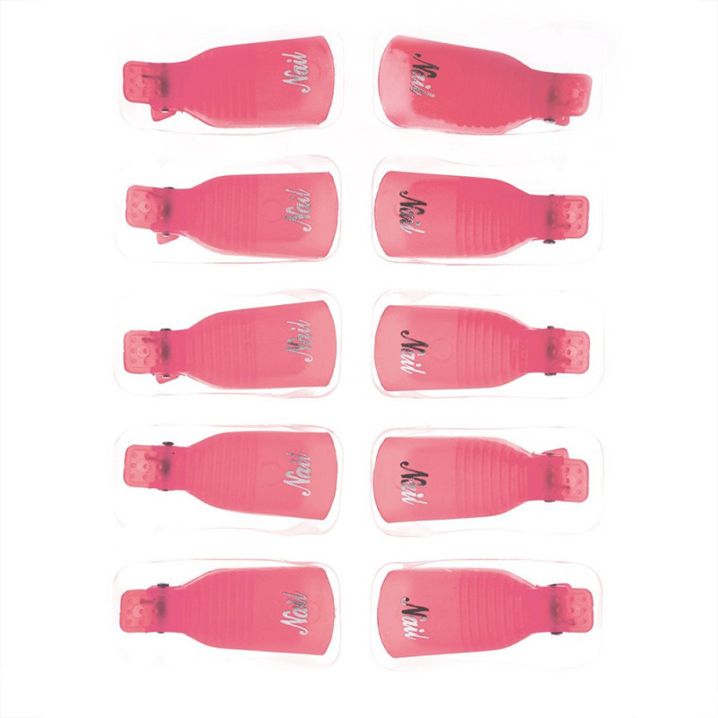 Clips for gel removal - 10 pcs