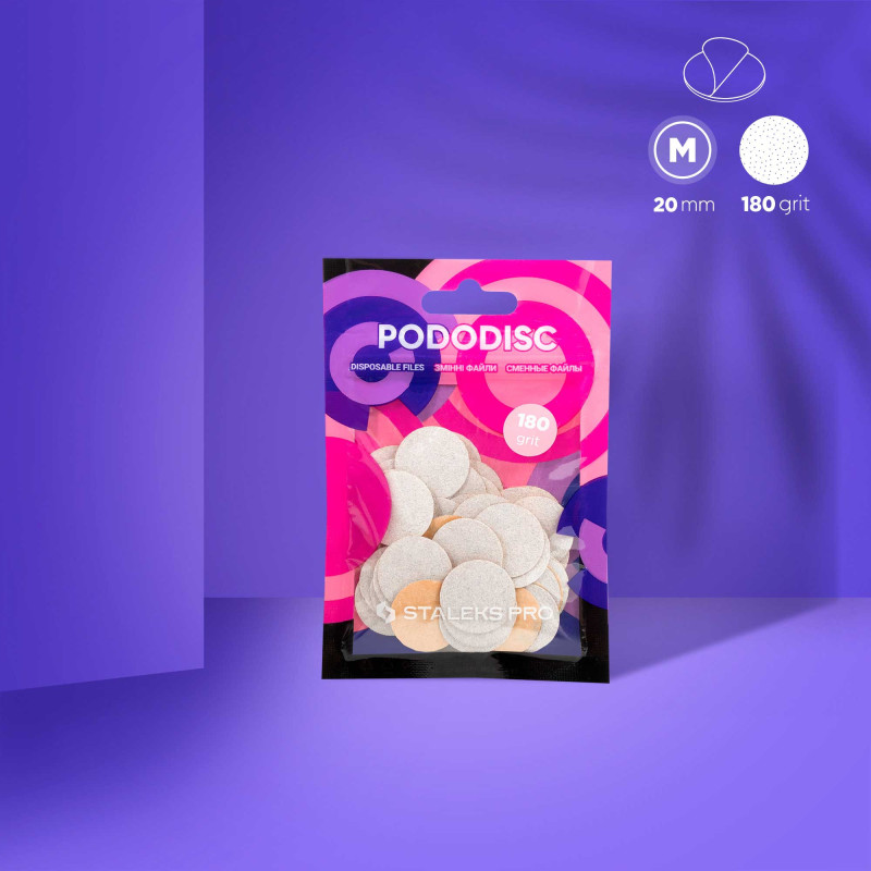 Сменные файлы для педикюрного диска Pododisc Staleks Pro M, (50 шт)