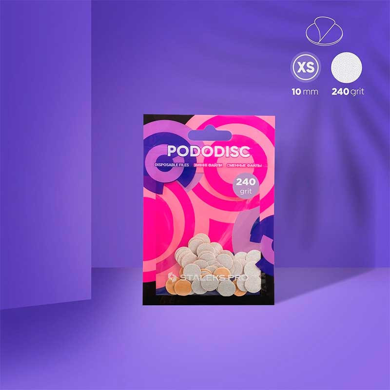 Raspipaperi Poranterään - Pododisc Staleks Pro XS, (50 pcs)