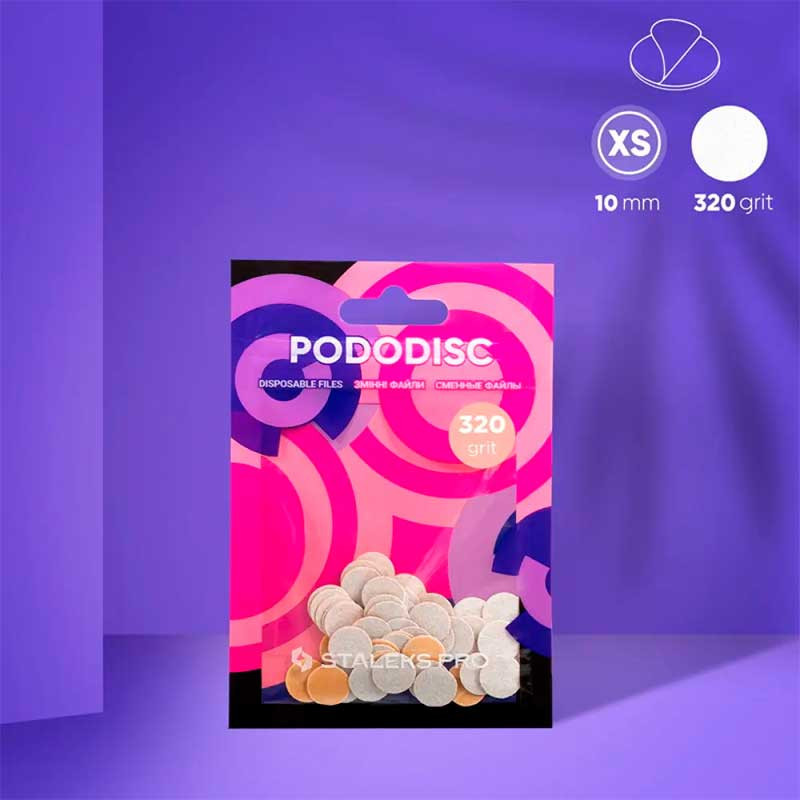 Сменные файлы для педикюрного диска Pododisc Staleks Pro XS, (50 шт)