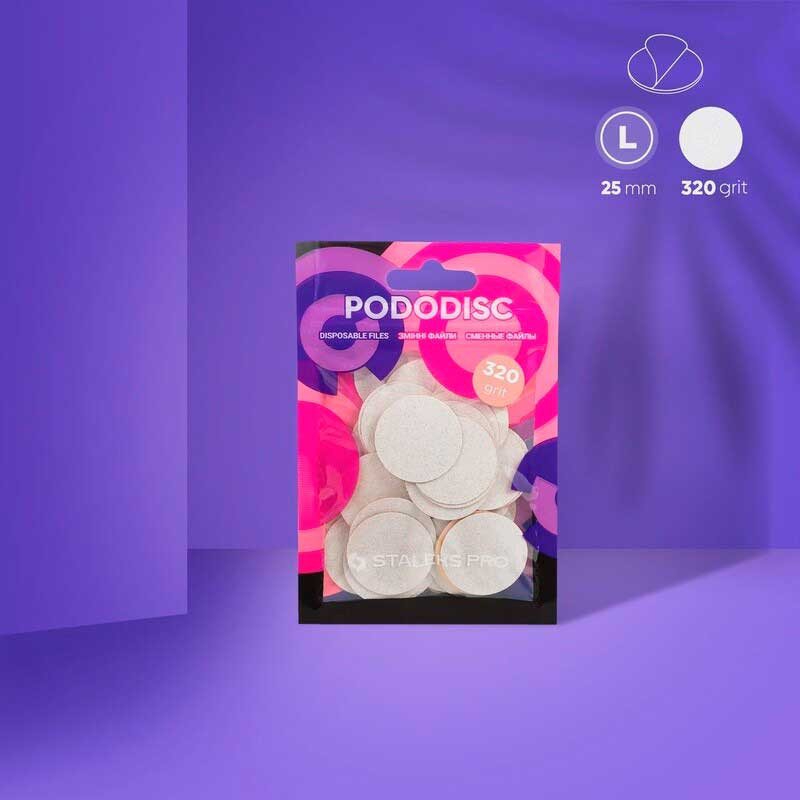Сменные файлы для педикюрного диска Pododisc Staleks Pro L, (50 шт)