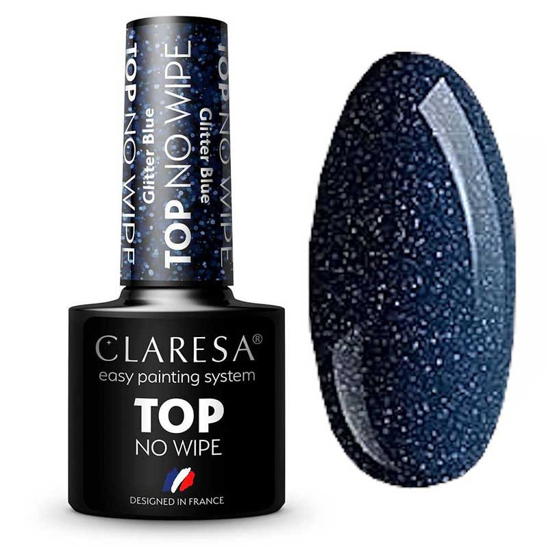 Claresa Top Glitter Blue, 5 g (No Wipe)