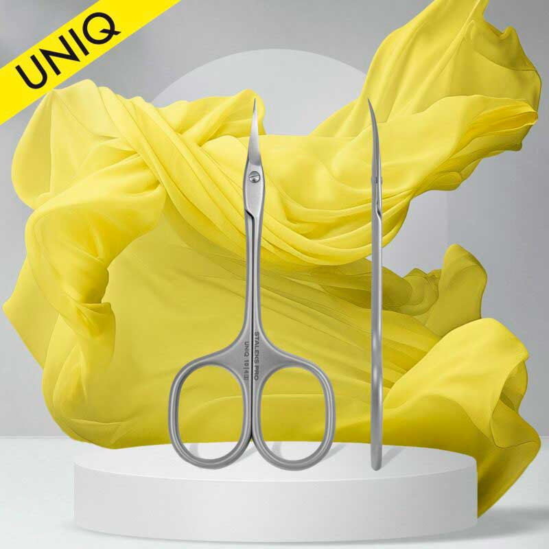 Professional cuticle scissors Staleks Pro Uniq 10, Type 4 - Ballerina