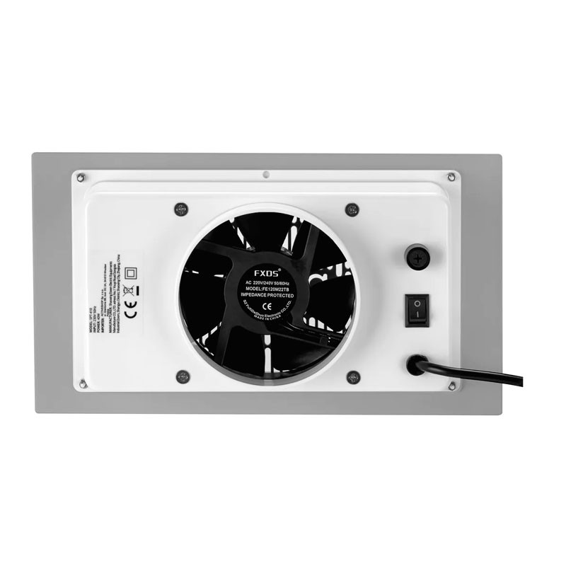 Встроенная маникюрная вытяжка Momo S-41 - 40W - хром