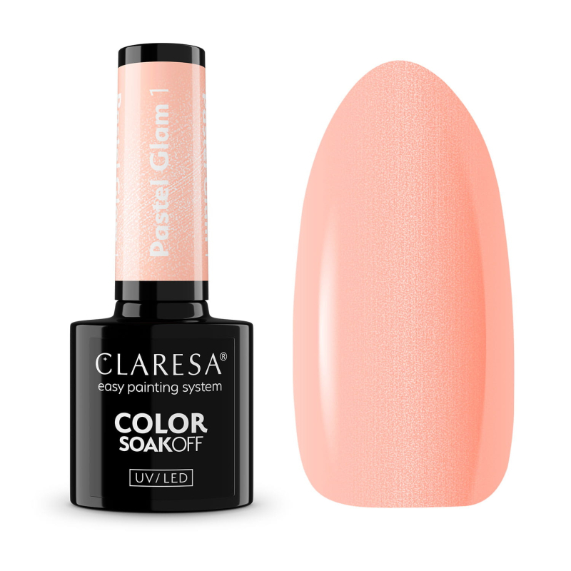 Цветной гель-лак Claresa Pastel Glam 1 - 5g