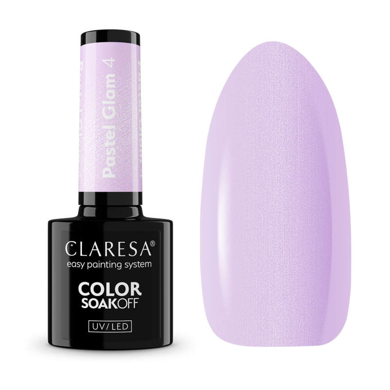 Цветной гель-лак Claresa Pastel Glam 4 - 5g