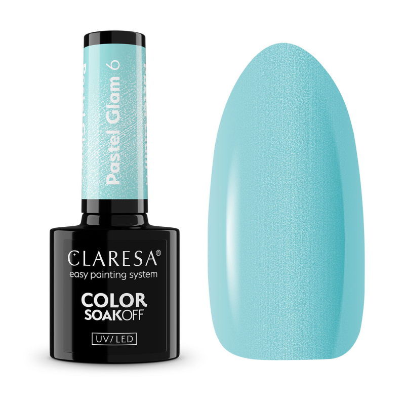 Цветной гель-лак Claresa Pastel Glam 6 - 5g