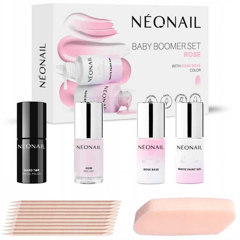 Стартовый набор для маникюра Baby Boomer Set NeoNail - ROSE