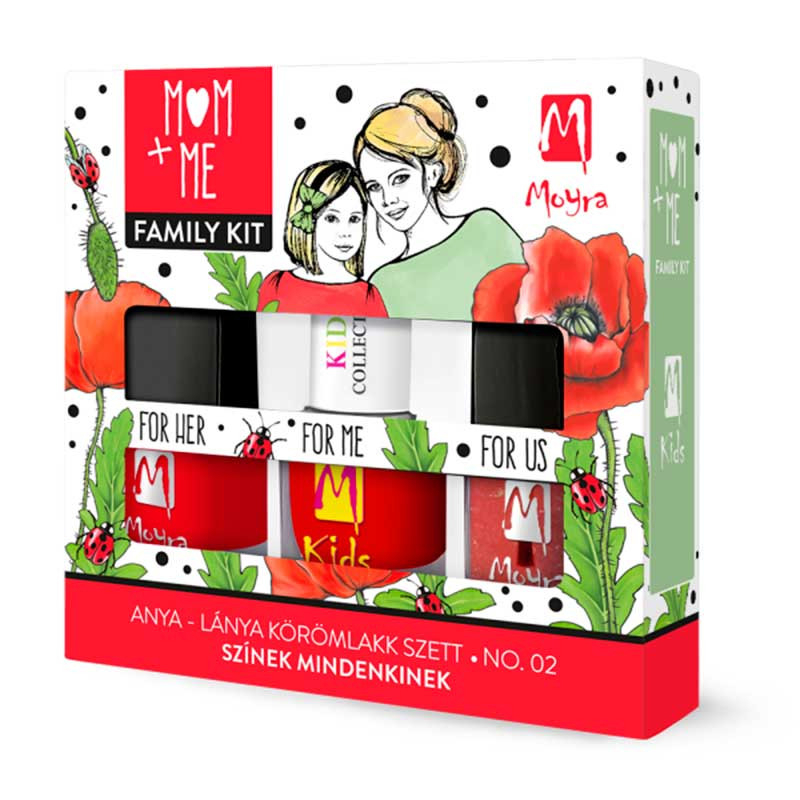 Moyra Kids Princess Collection Mom+Me Collection - 02 - Nail Polish Set