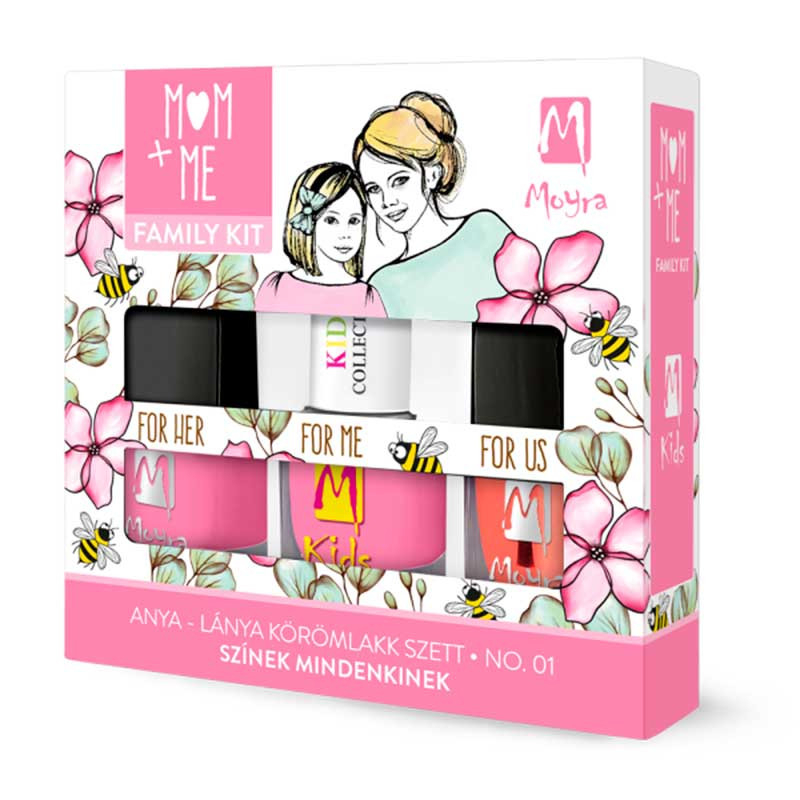 Moyra Kids Princess Collection Mom+Me Collection - 01 - Nail Polish Set