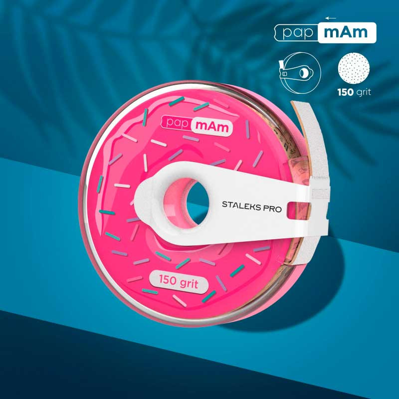 Replaceable tape file (donut) STALEKS PapMam - 150 grit - (6 m)