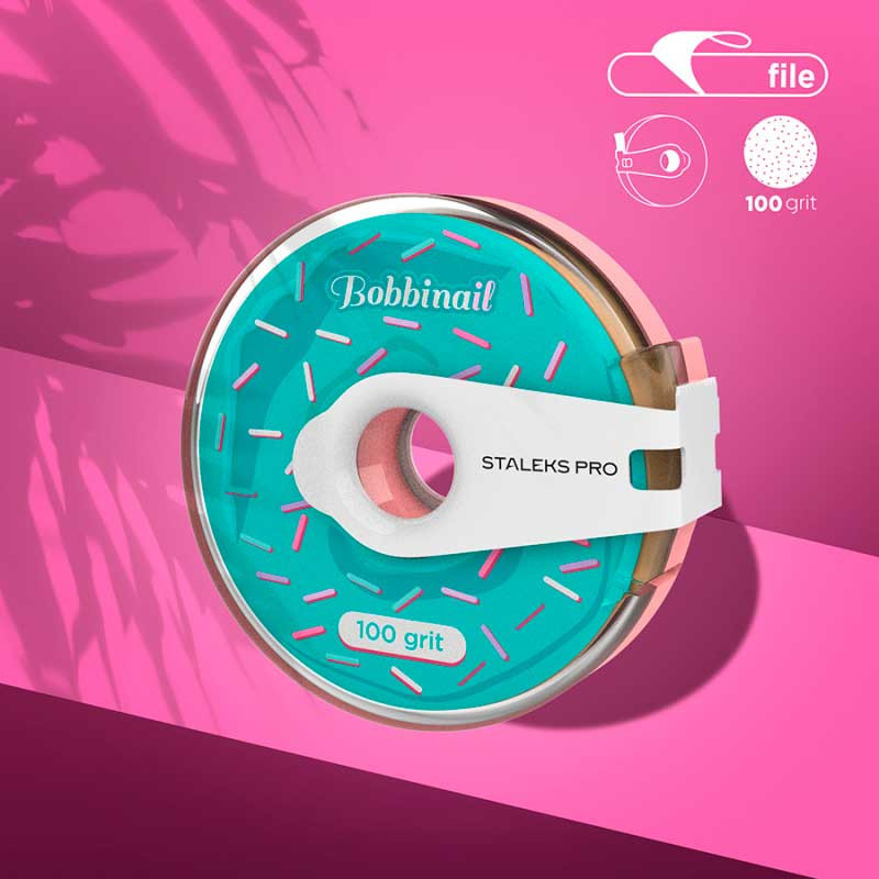 Replaceable tape file (donut) STALEKS PapMam - 100 grit (8 m)