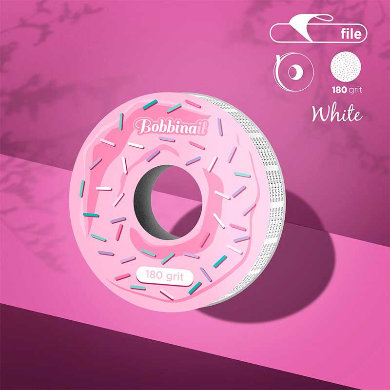 Refill roll for nail file papmAm (without plastic case) Bobbinail Staleks Pro Expert, 180 grit / 8 m