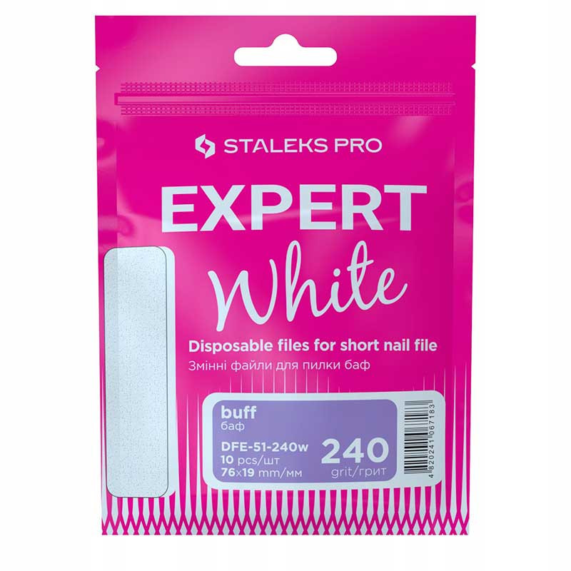 Ühekordne poleerimisviili kleebis Staleks Expert - 240 grit (10 tk)