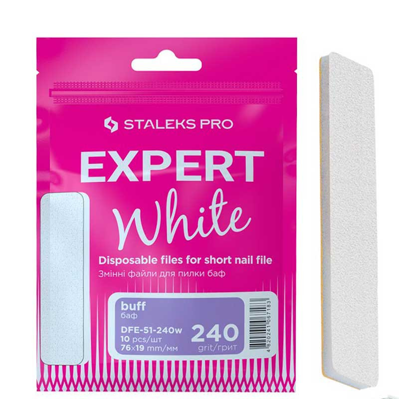 Refill pads for polishing nail file Staleks Expert - 240 grit (10 tk)