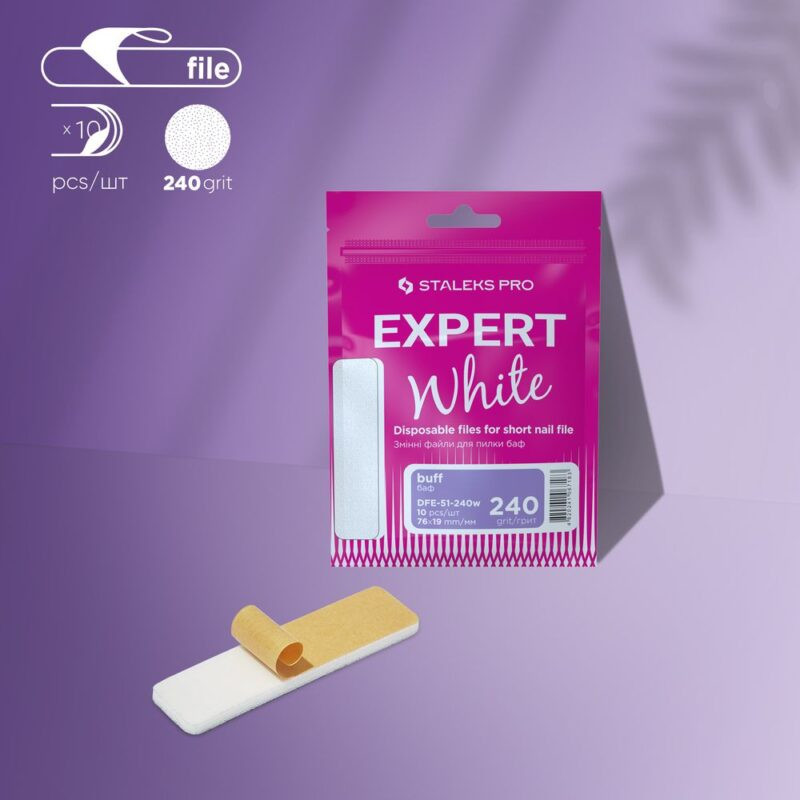 Ühekordne poleerimisviili kleebis Staleks Expert - 240 grit (10 tk)