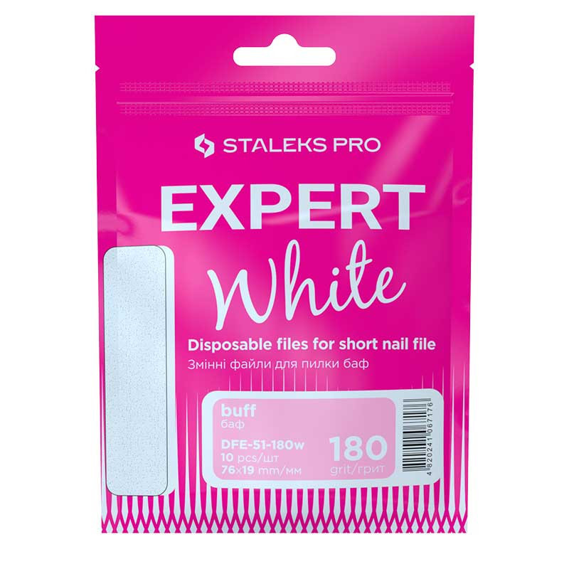 Refill pads for polishing nail file Staleks Expert 51 - 180 grit (10 tk)