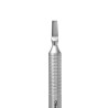 Hollow manicure pusher Staleks EXPERT 100 TYPE 5 (rounded narrow pusher and straight blade)