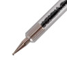 Nail brush 2in1 MollyLac black, 10 mm