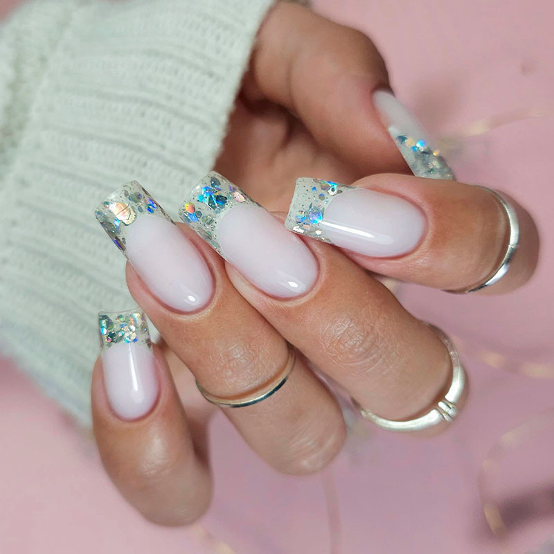 Mega Star Art Gel Claresa Silver Flicker - 10g