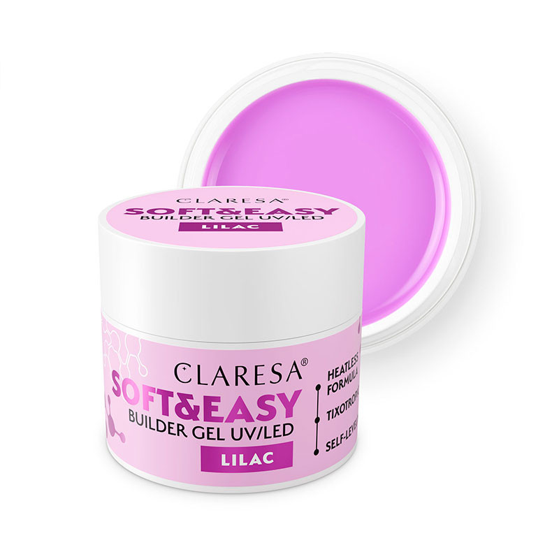 Builder gel Claresa SOFT&EASY, Lilac