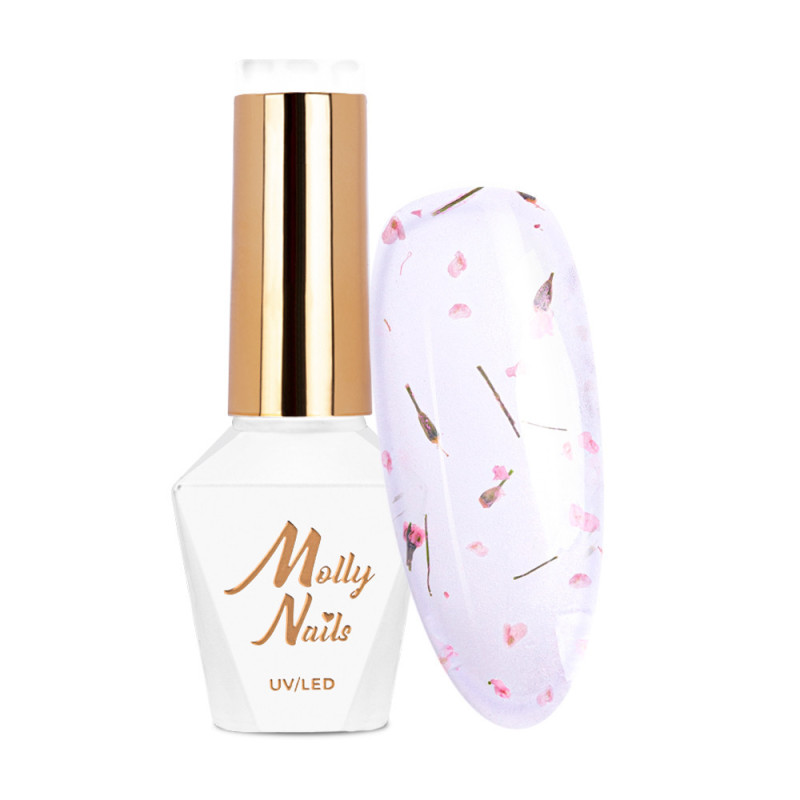 Gel polish with flowers Molly Nails Flowers Nails Hema/di-Hema free - 8g, Nr 151