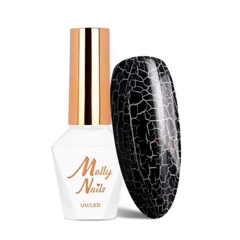 Geellakk purenemis efektiga Molly Nails must - 8 g