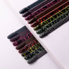 Gel polish With Crackle Effect Molly Nails Black - 8 g